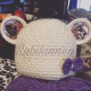 New born/preemie crochet hat